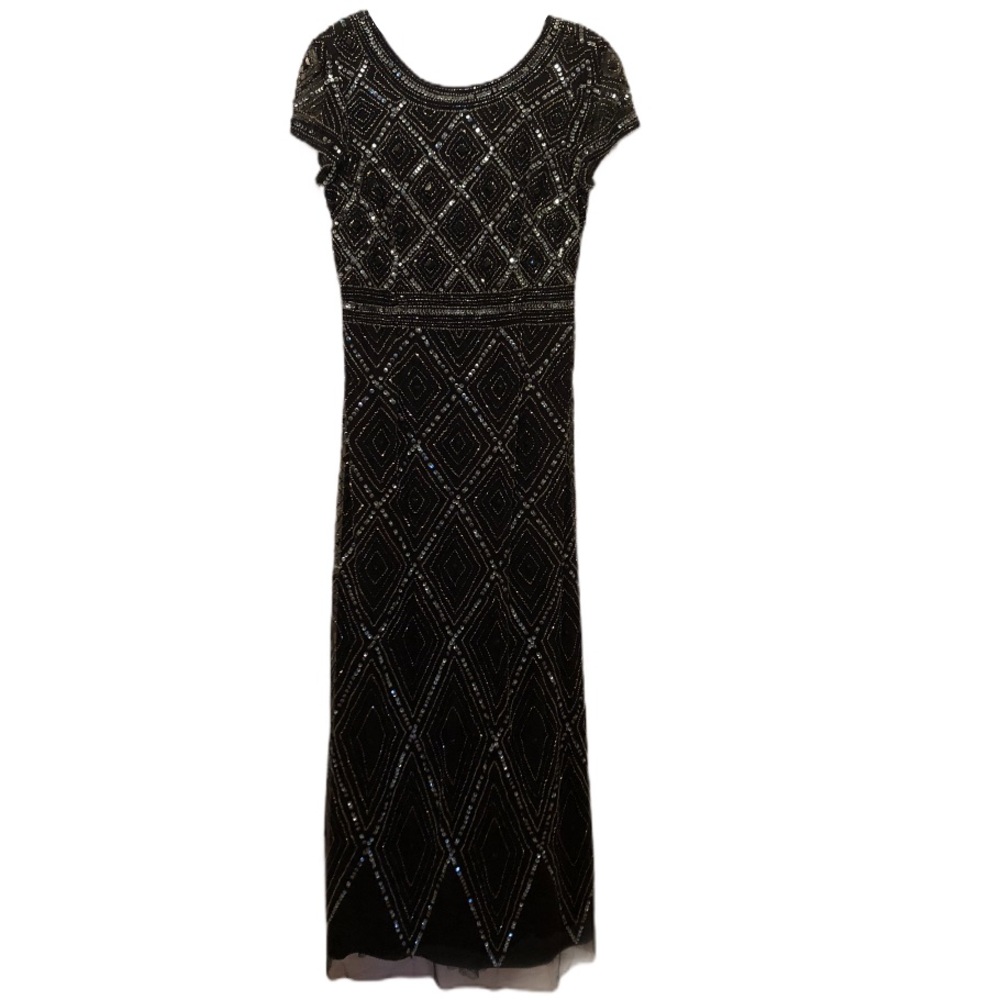 Sequence evening gown